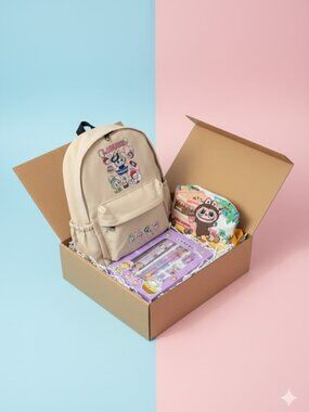Fun Kawaii Monster cartoon school gift set.